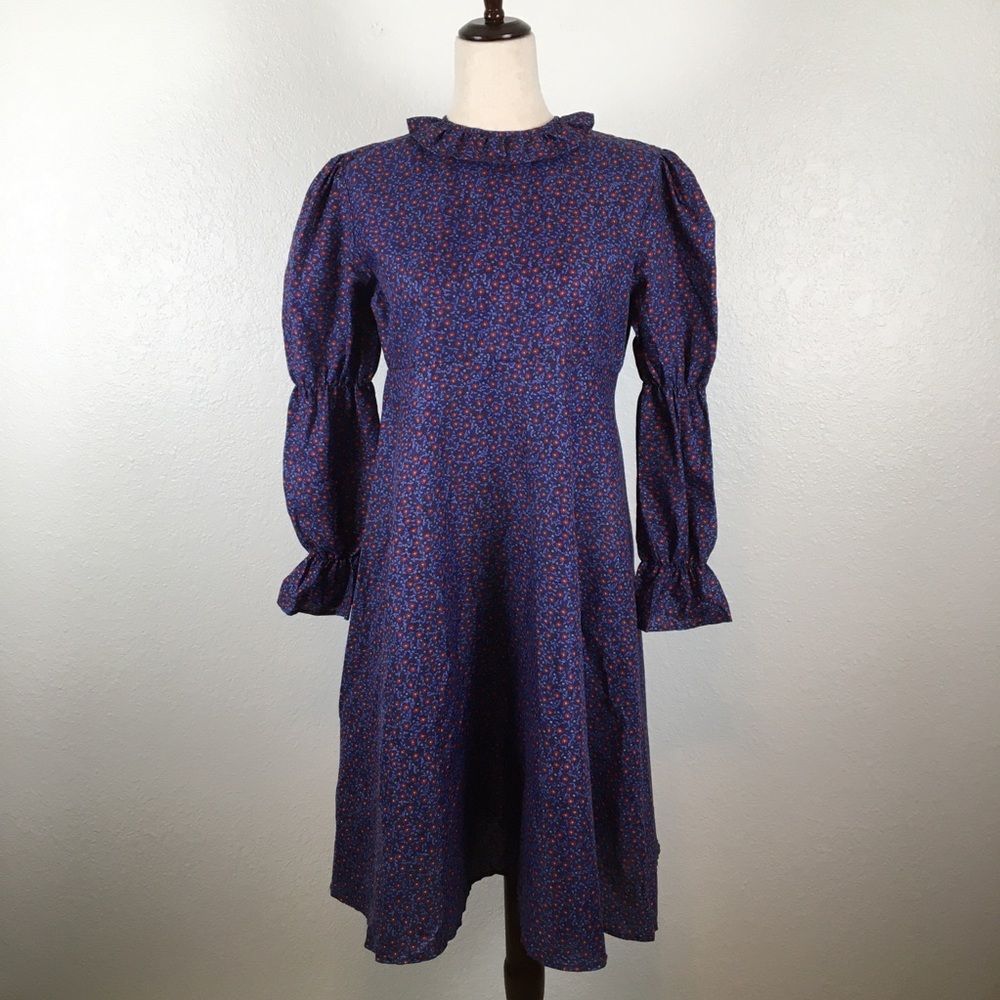 Fun Costumes Pioneer/Little House on the Prairie long sleeve dress M